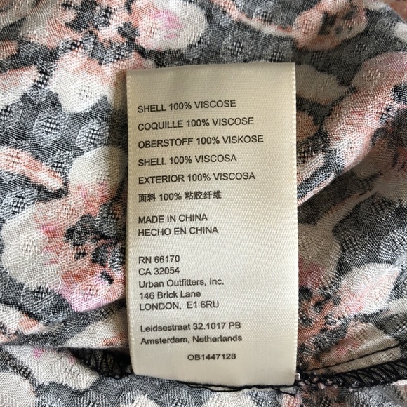 Free People Jael Cutout Floral Printed Mini Dress Size M - Picture 12 of 13